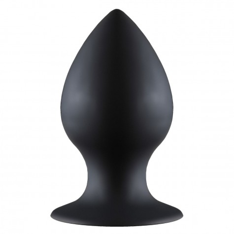 Чёрная анальная пробка Thick Anal Plug XL - 13 см.