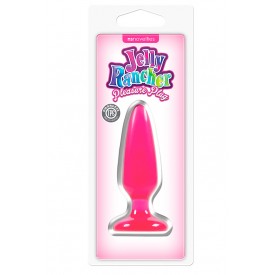 Малая розовая анальная пробка Jelly Rancher Pleasure Plug Small - 10,2 см.