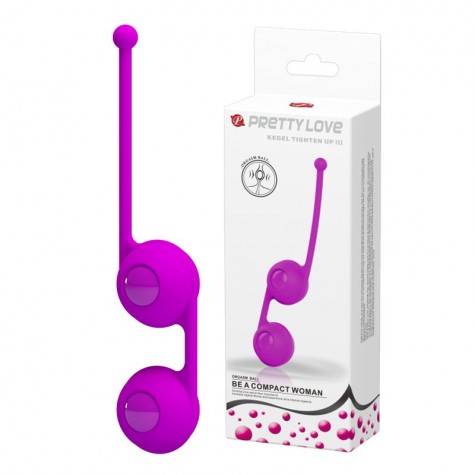 Лиловые вагинальные шарики Kegel Tighten Up III